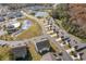 Aerial perspective of townhouses and neighborhood amenities at 662 Sunnyside Dr. # 101, Murrells Inlet, SC 29576