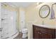 Bathroom with a walk-in shower and vanity at 8608 Hopper Ct., Myrtle Beach, SC 29579