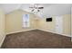 Large bedroom with vaulted ceiling and carpet at 8608 Hopper Ct., Myrtle Beach, SC 29579