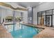 Inviting indoor pool with ample space for swimming at 2001 S Ocean Blvd. # 1005, Myrtle Beach, SC 29577