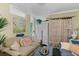 Living room with comfortable seating and neutral decor at 2001 S Ocean Blvd. # 1005, Myrtle Beach, SC 29577