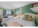 Bright bedroom with two twin beds and ocean view at 2001 S Ocean Blvd. # 1005, Myrtle Beach, SC 29577