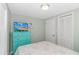 Guest bedroom with a queen bed, dresser, and TV at 6001-1157 S Kings Hwy., Myrtle Beach, SC 29575