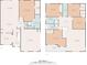 Two-story home floor plan, showcasing a spacious layout at 1315 Bermuda Grass Dr., Myrtle Beach, SC 29579