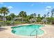 Community pool with lounge chairs and patio area at 544 Running Deer Trail, Myrtle Beach, SC 29588