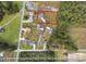 Aerial view showing lot location in a residential area at 1900 Blue Bird Rd., Loris, SC 29569