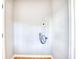Simple laundry room with hookups for washer and dryer at 615 1St Ave. N, Surfside Beach, SC 29575
