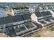 Aerial view of townhomes with private fenced-in backyards at 300 Golan Circle # C, Myrtle Beach, SC 29579