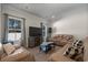 Spacious living room with two sofas and a large TV at 300 Golan Circle # C, Myrtle Beach, SC 29579