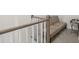 Upstairs landing with built-in seating and railing at 300 Golan Circle # C, Myrtle Beach, SC 29579