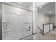 Bathroom with shower/tub combo and neutral colors at 300 Golan Circle # C, Myrtle Beach, SC 29579