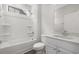 Clean bathroom with a shower/tub combo and a single vanity at 508 Shellbark Dr., Longs, SC 29568