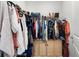 Large walk-in closet with double hanging rods and storage at 508 Shellbark Dr., Longs, SC 29568