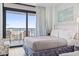 Bedroom with two double beds and balcony access with ocean view at 205 N 74Th Ave. N # 1106, Myrtle Beach, SC 29572