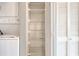 White pantry with wire shelving for storage at 4337 Spa Dr. # 1309, Little River, SC 29566