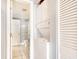 Stackable washer and dryer in a convenient laundry closet at 4337 Spa Dr. # 1309, Little River, SC 29566