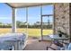 Relaxing screened porch with inflatable hot tub at 800 Crumpet Ct. # 1119, Myrtle Beach, SC 29579