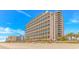 Oceanfront building with multiple floors and balconies at 7100 N Ocean Blvd. # 218, Myrtle Beach, SC 29572