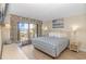 King-size bed, ocean view, balcony access at 7100 N Ocean Blvd. # 218, Myrtle Beach, SC 29572