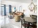 Living room with fireplace and ocean view at 5308 N Ocean Blvd. # 1115, Myrtle Beach, SC 29577