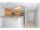 Galley kitchen with granite countertops at 5308 N Ocean Blvd. # 1115, Myrtle Beach, SC 29577