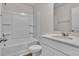 Clean bathroom with shower/tub and vanity at 784 Nw Palm Frond Way # 52, Calabash, NC 28467