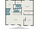 Two-story home floor plan; 2216 sq ft, including bedrooms and recreation room at 3519 Cornflower Way, Conway, SC 29526