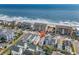 Aerial view showcasing the property's location near the beach at 912-B S Ocean Blvd., Surfside Beach, SC 29575
