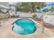 Relaxing swimming pool with patio furniture and ample space for sunbathing at 912-B S Ocean Blvd., Surfside Beach, SC 29575