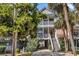 Two-story beach home with stairs and driveway at 912-B S Ocean Blvd., Surfside Beach, SC 29575