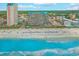Aerial view of resort and beach, showing ocean at 1501 S Ocean Blvd. # 1038, Myrtle Beach, SC 29577