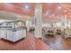 Elegant dining room with ample seating and a buffet at 1501 S Ocean Blvd. # 1038, Myrtle Beach, SC 29577