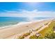 Expansive view of sandy beach and ocean at 1207 S Ocean Blvd. # 20703, Myrtle Beach, SC 29577