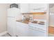 Small condo kitchenette with stove, fridge, and microwave at 1207 S Ocean Blvd. # 20703, Myrtle Beach, SC 29577