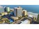 Oceanfront high-rise building and beach at 1207 S Ocean Blvd. # 20703, Myrtle Beach, SC 29577
