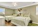 Guest bedroom with two twin beds and coastal decor at 551 S Waccamaw Dr., Garden City Beach, SC 29576