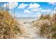 Sandy path to the beach through dunes at 2301 N Ocean Blvd. # 531, Myrtle Beach, SC 29577