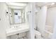 Clean bathroom with a toilet, sink, and bathtub at 2301 N Ocean Blvd. # 531, Myrtle Beach, SC 29577