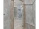 Walk-in shower with tiled walls and a built-in seat at 4402 Boxwood St., Myrtle Beach, SC 29577