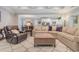 Spacious living room featuring a large sectional sofa and comfortable armchair, perfect for relaxation at 4402 Boxwood St., Myrtle Beach, SC 29577