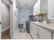 Laundry room with washer, dryer, and cabinets at 4402 Boxwood St., Myrtle Beach, SC 29577