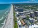 Aerial view of the coastline, beach, and high-rise buildings at 211 76Th Ave. N # B4, Myrtle Beach, SC 29572