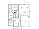 One-story floor plan with 3 bedrooms and 2 car garage at 1213 Glenrose Ct Nw, Calabash, NC 28467