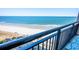 Stunning ocean and beach view from private balcony at 4800 S Ocean Blvd. # 1522, North Myrtle Beach, SC 29582