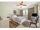 Charming bedroom with a comfy bed, TV, and plenty of natural light at 206 56Th Ave. N, North Myrtle Beach, SC 29582