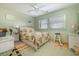 Bright bedroom with a full bed and cheerful decor at 206 56Th Ave. N, North Myrtle Beach, SC 29582