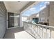 Spacious deck overlooking the neighborhood, perfect for outdoor entertaining at 206 56Th Ave. N, North Myrtle Beach, SC 29582
