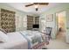 Spacious bedroom with a queen-size bed, private balcony, and en-suite bathroom at 206 56Th Ave. N, North Myrtle Beach, SC 29582