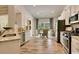 Open kitchen with stainless steel appliances and granite countertops at 5030 Selene Ct., Myrtle Beach, SC 29588