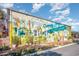 Building with colorful mural depicting Conway, South Carolina at 1006 Stump Rd., Conway, SC 29526